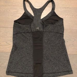 Under armour charcoal gray tank top brand new